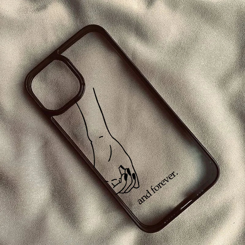 Coque iPhone “Always and Forever” – Couple Amoureux