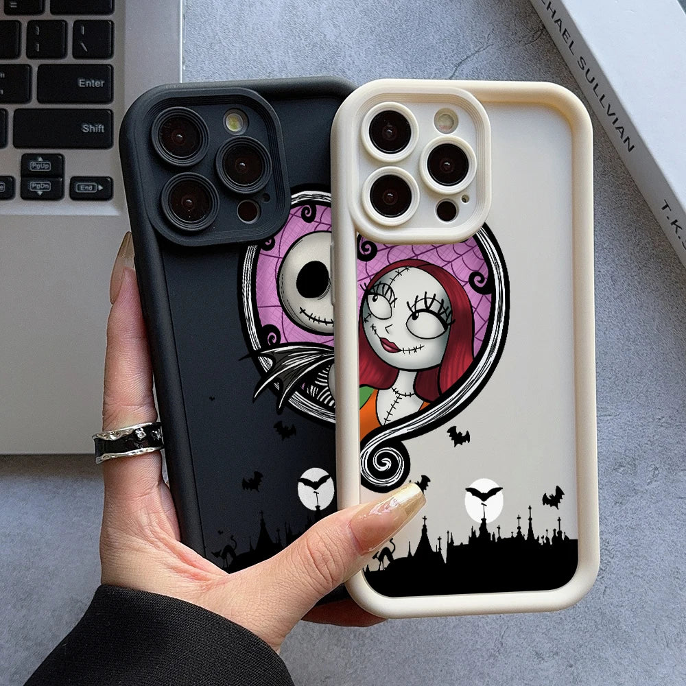 Coque Téléphone Couple Corpse Bride – Coque Romantique Gothique pour iPhone