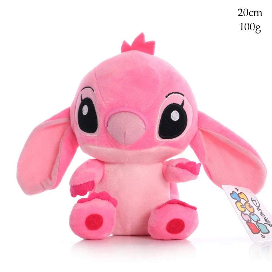 Peluche Disney Stitch Bleu & Rose – Lilo & Stitch | Cadeau Saint-Valentin