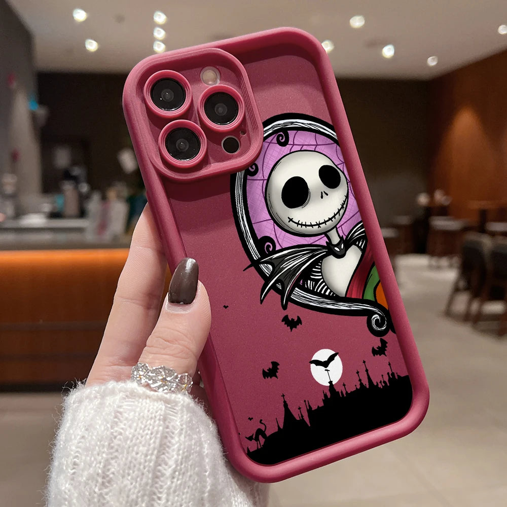 Coque Téléphone Couple Corpse Bride – Coque Romantique Gothique pour iPhone