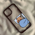 Coque iPhone Cartoon Capybara & Friends – Couple Mignon Lapin & Ours