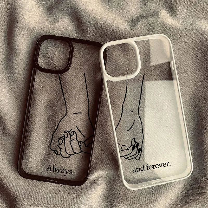 Coque iPhone “Always and Forever” – Couple Amoureux