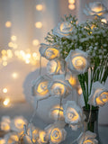 Guirlande Lumineuse Roses LED 1,5 m – 10 LED Décoratives pour Mariage, Saint-Valentin & Fêtes