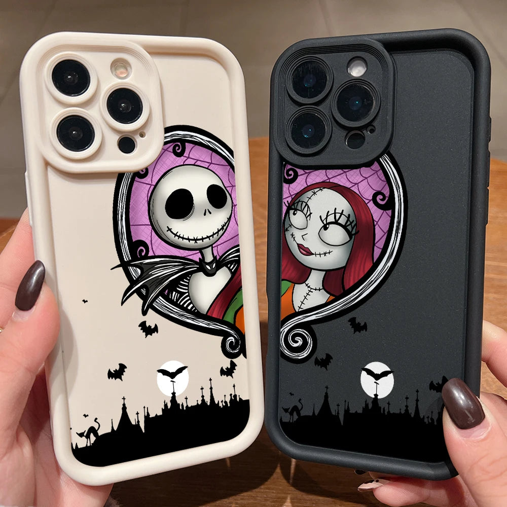 Coque Téléphone Couple Corpse Bride – Coque Romantique Gothique pour iPhone