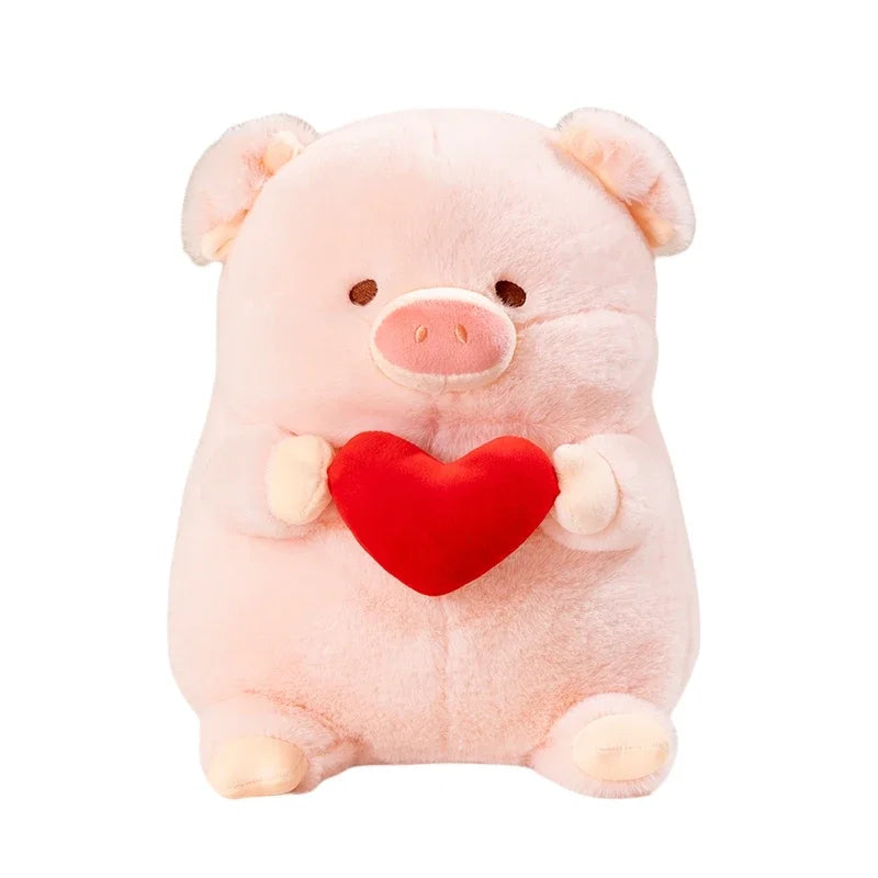 Peluche Cochon Cœur – Jouet Doux et Mignon pour Saint-Valentin et Cadeau d’Amour