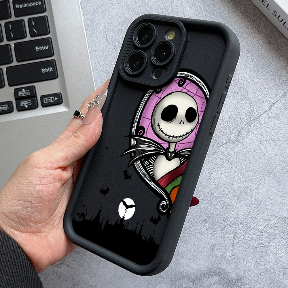 Coque Téléphone Couple Corpse Bride – Coque Romantique Gothique pour iPhone