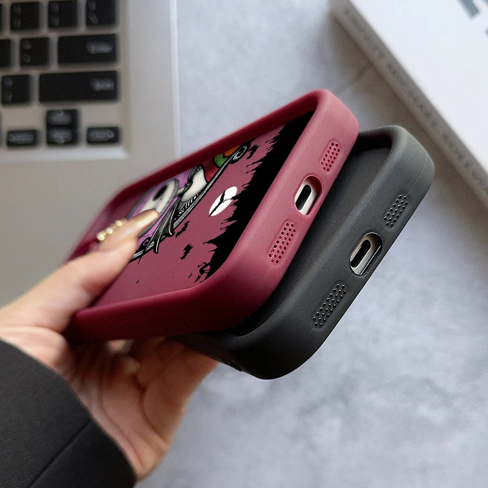 Coque Téléphone Couple Corpse Bride – Coque Romantique Gothique pour iPhone