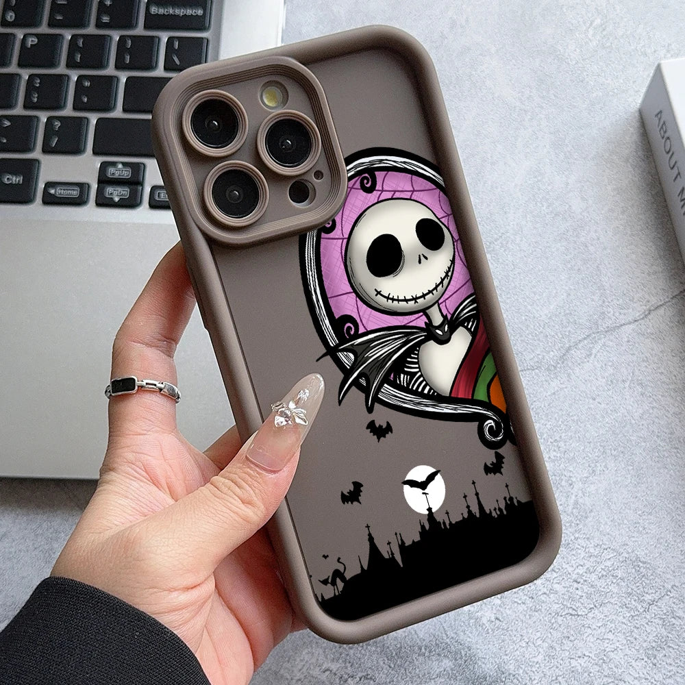 Coque Téléphone Couple Corpse Bride – Coque Romantique Gothique pour iPhone