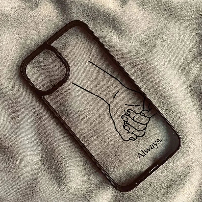 Coque iPhone “Always and Forever” – Couple Amoureux