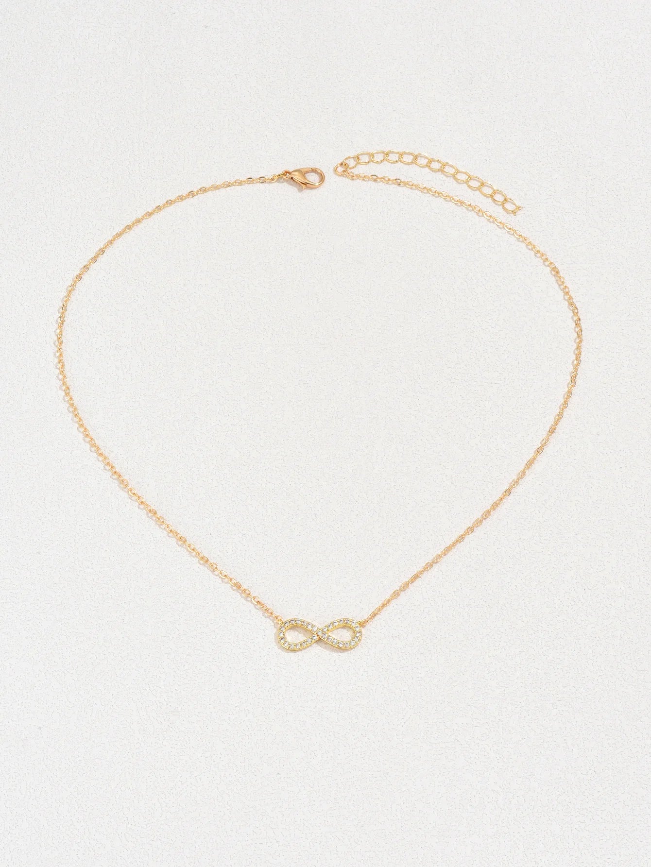 Collier Infini en Acier Inoxydable – Symbole d’Amour Éternel