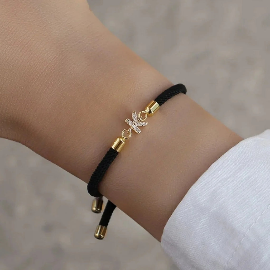 Bracelet Chaîne Lettre Initiale avec Cœur – Bijou Femme