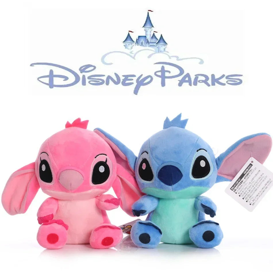 Peluche Disney Stitch Bleu & Rose – Lilo & Stitch | Cadeau Saint-Valentin